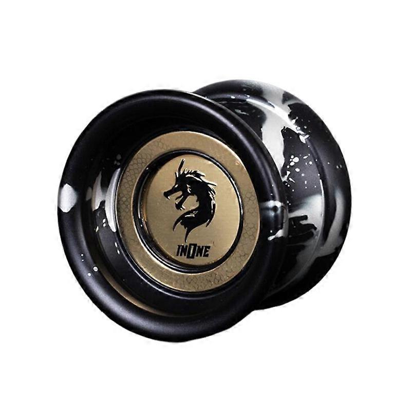 MIMIGO Professional Yo-yo Ball Aluminum 6061 Unresponsive Yo-yo with Stainless Center Bearing and Stainless Axle, Black Yoyo with10 Replacement Yoyo S