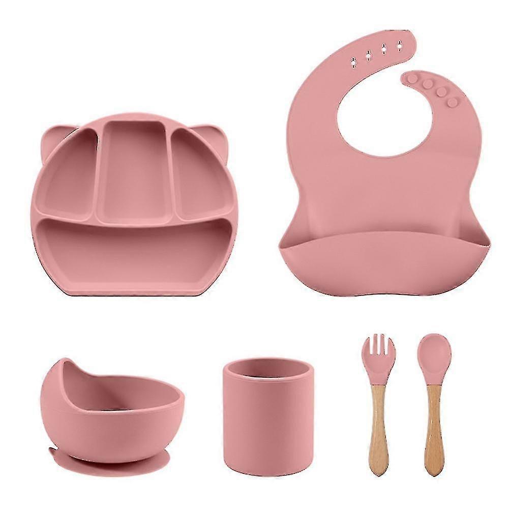 Feeding Set,adjustable Bib,spoon,fork Set For Infant 1 A