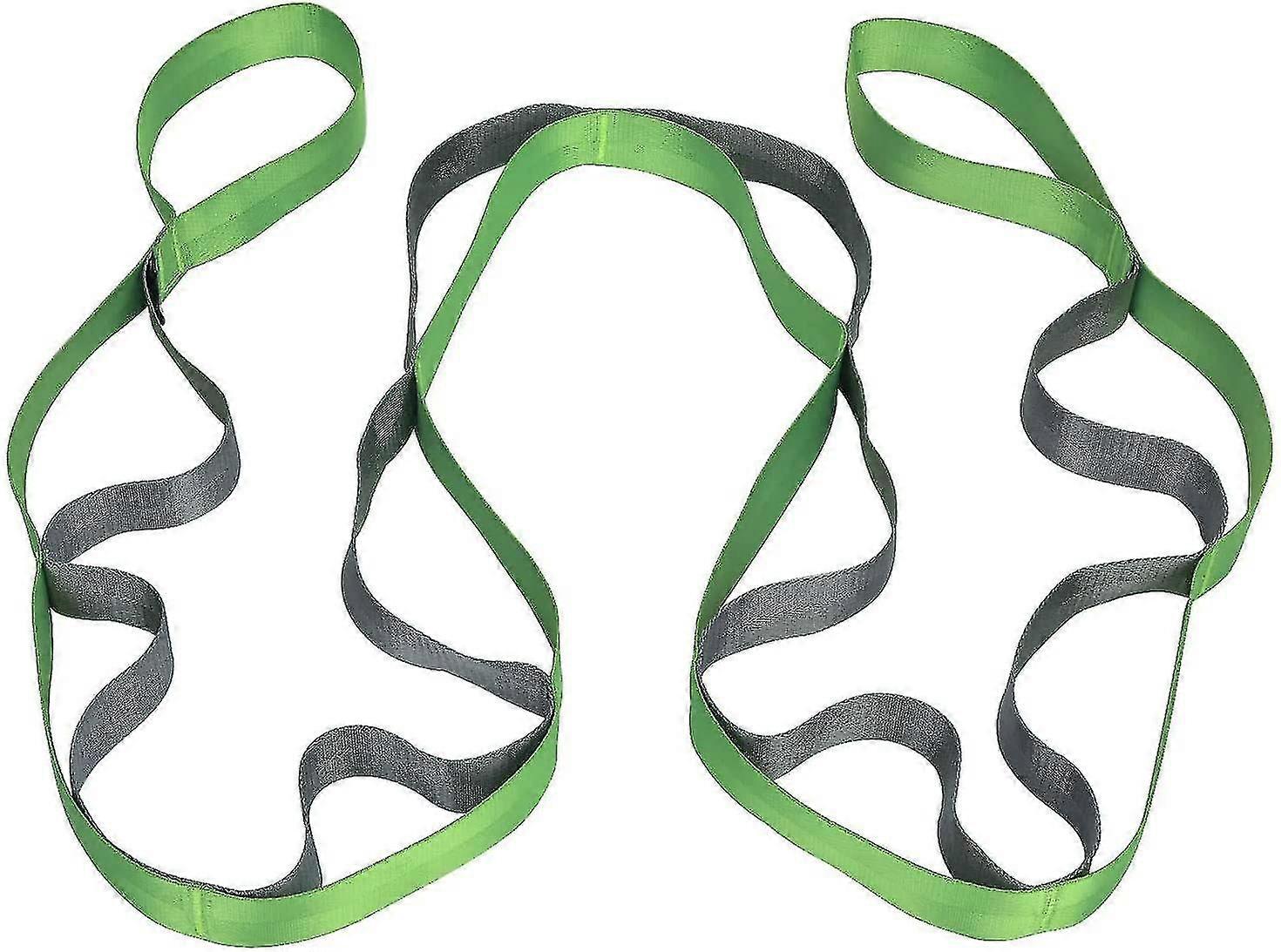Yoga Strap 12 Loops Yoga Stretch Strap Nonelastic Stretching Strap For Physical