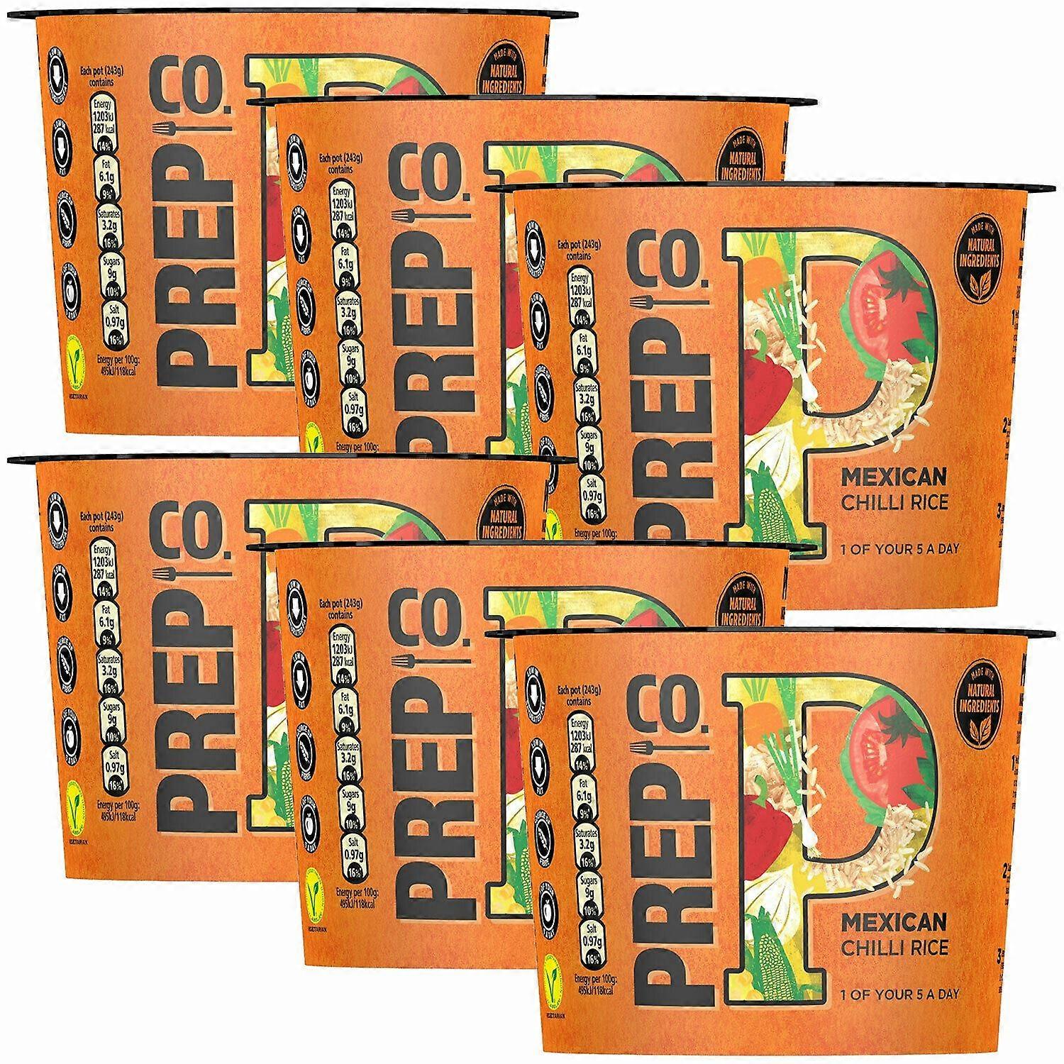 Prep Co Rice Mexican Chilli Rice 69g, 6 Packs