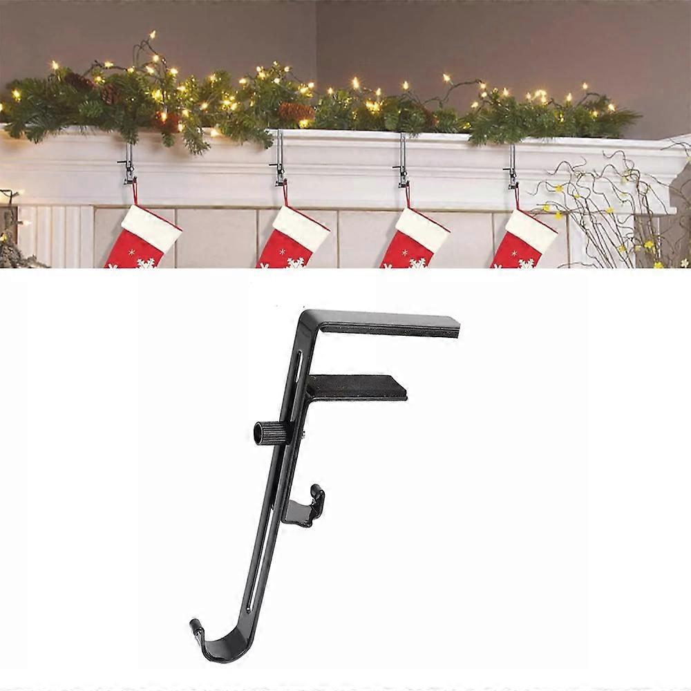 5/10pcs 2 in 1 Garland and Stocking Hanger, Christmas 2 in 1 Mantel Hanger