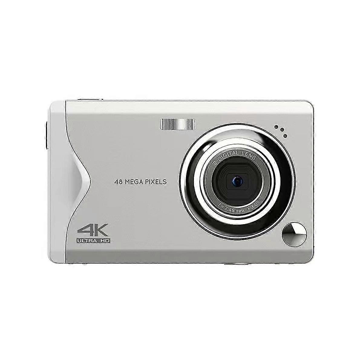 4k hd câmera digital de 3 polegadas tela autofocus câmera protable beleza câmera digital viagem foto gravador-branco