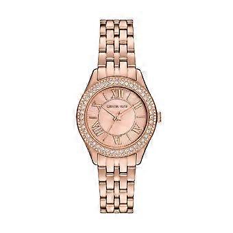 Montre Femme Michael Kors Mini Harlowe - MK4845 Bracelet Acier Doré rose
