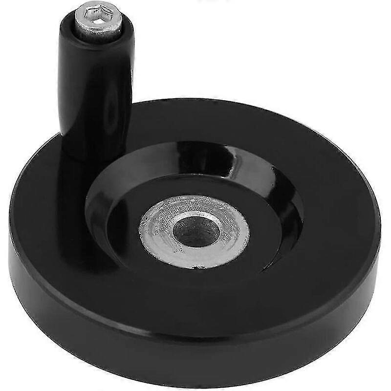 Περιστρεφόμενη λαβή για τη φρέζα, 8 x 63mm, πίσω τροχός κυμάτων μηχανών άλεσης, μαύρος στρογγυλός βακελίτης με την περιστρεφόμενη λαβή