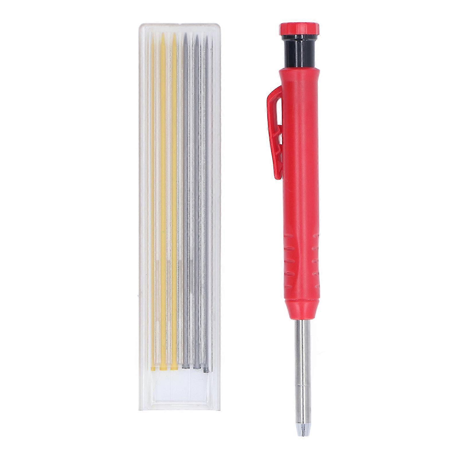 2.8mm Tungsten Carbide Tip Woodworking Marking Pen with Multifunction Scribing Tool and Refill