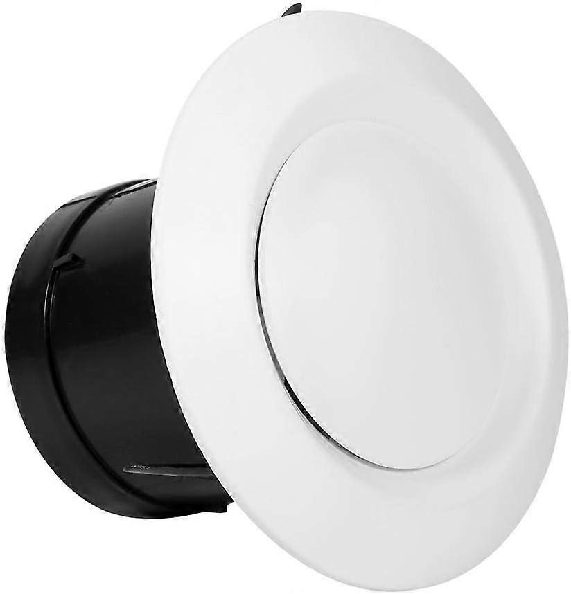Vent Valve, 4 Diameter Round Adjustable Plastic Diffuser Ventilation Ducts For Air Circulation Around Duct Ventilation Duct(75Mm)