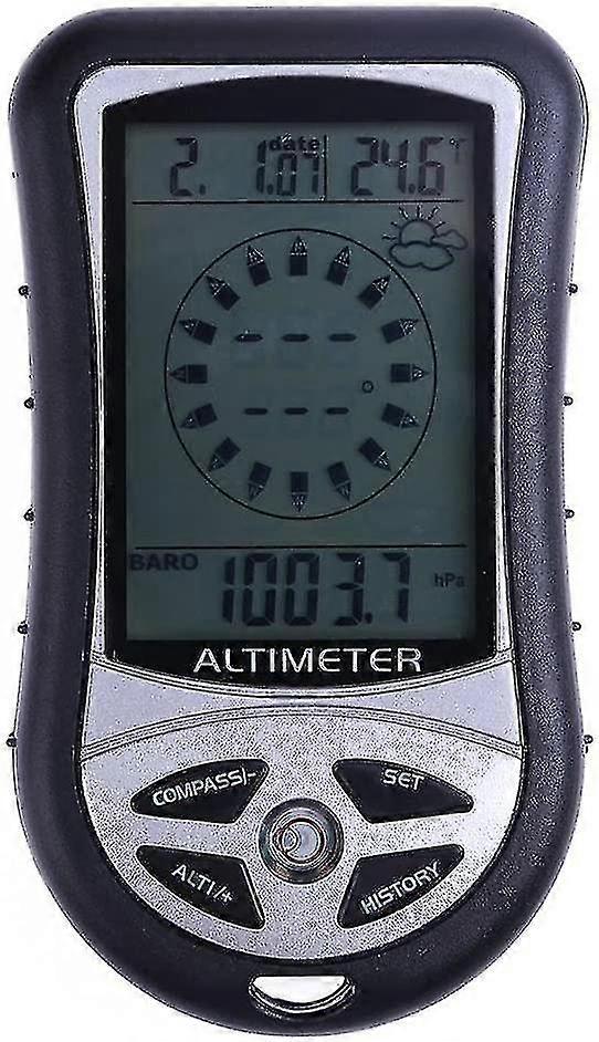 Altimetru termometru Barometru multifuncțional Compass, V