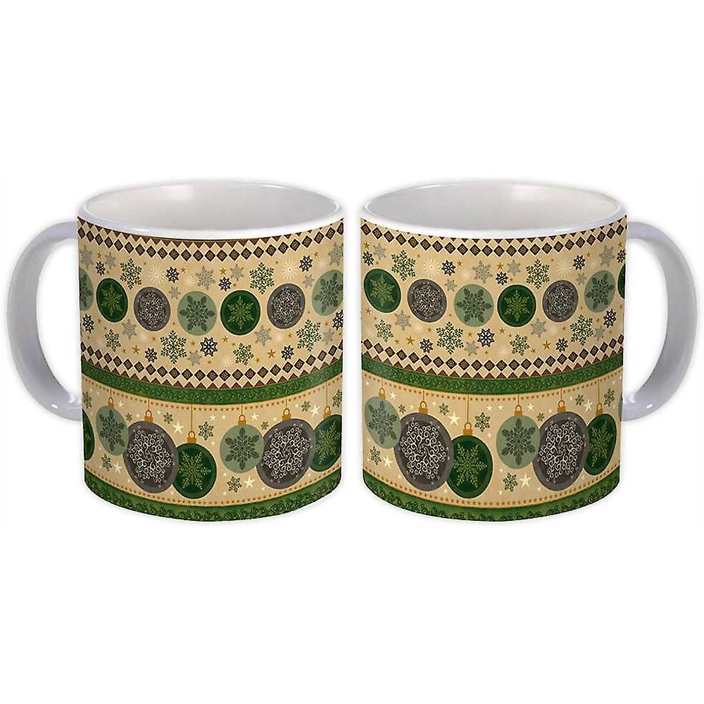 Gift Mug: Christmas Baubles Tree