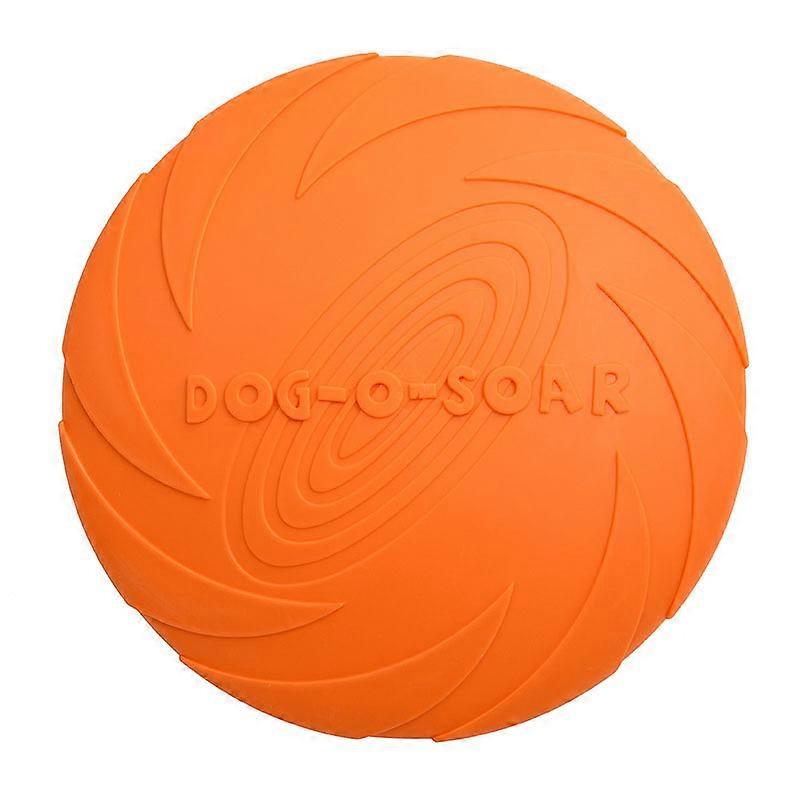 Interactive Dog Chew Toys Resistance Bite Soft Rubber Puppy Pet Toy Dog Flying Discs