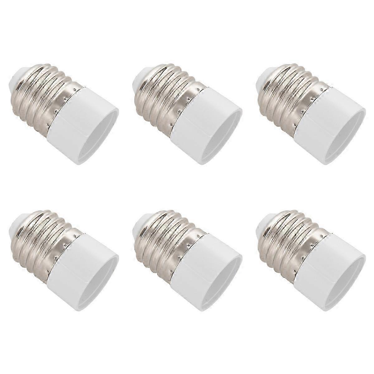 6X E27 to E14 Base LED Light Lamp Bulb Adapter Converter