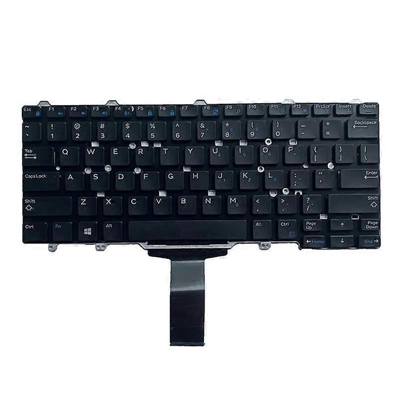 English Keyboard Replacement for Latitude 3340 3350 Series US Layout