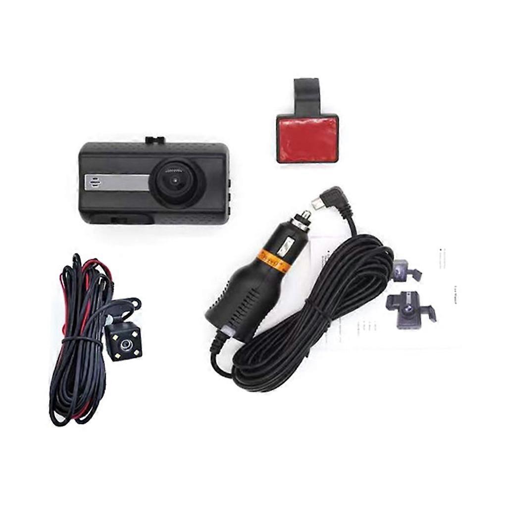 Schermo LCD 1080P Registratore di Guida per Auto Camera Video Ciclo Dashcam Videocamera