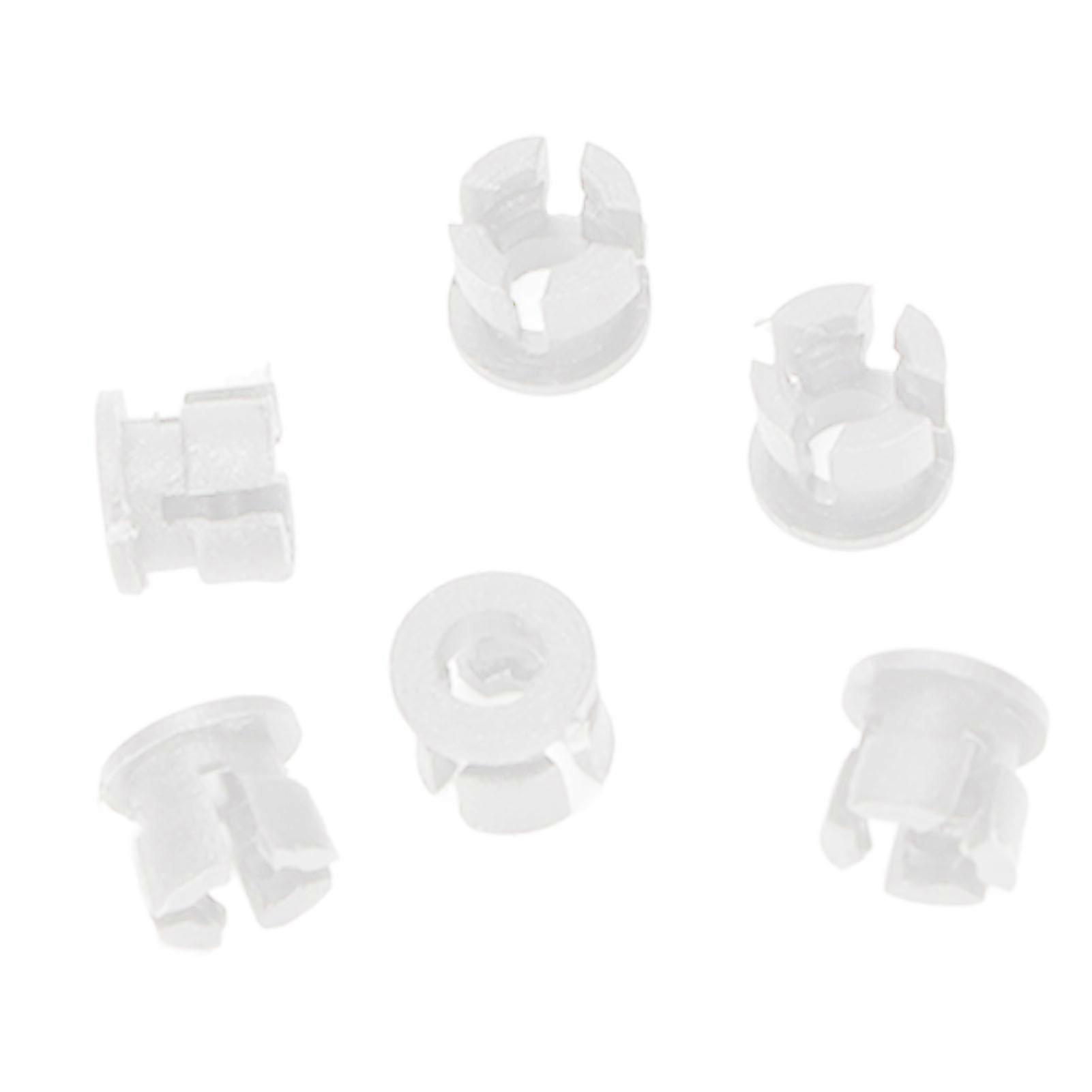 LED Holder Plastic Flat Buckle for Light Emitting Diode Mount 200Pcs DIY Experiment White