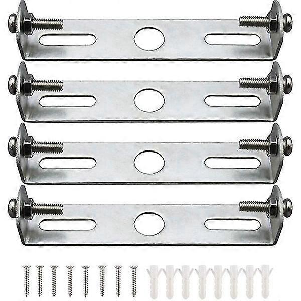 4-pack lighting fixture Ceiling plate bracket 90 mm grounded with screws Suspended ceiling light