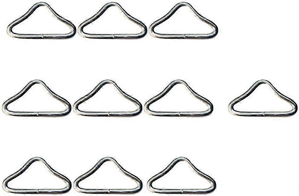 20 件不锈钢三角环扣 V 形环用于蹦床更换零件袋