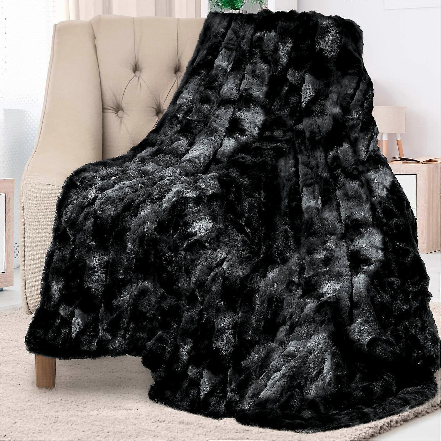 Coperta double sided lungo pile lambswool coperta divano coperta spot all'ingrosso