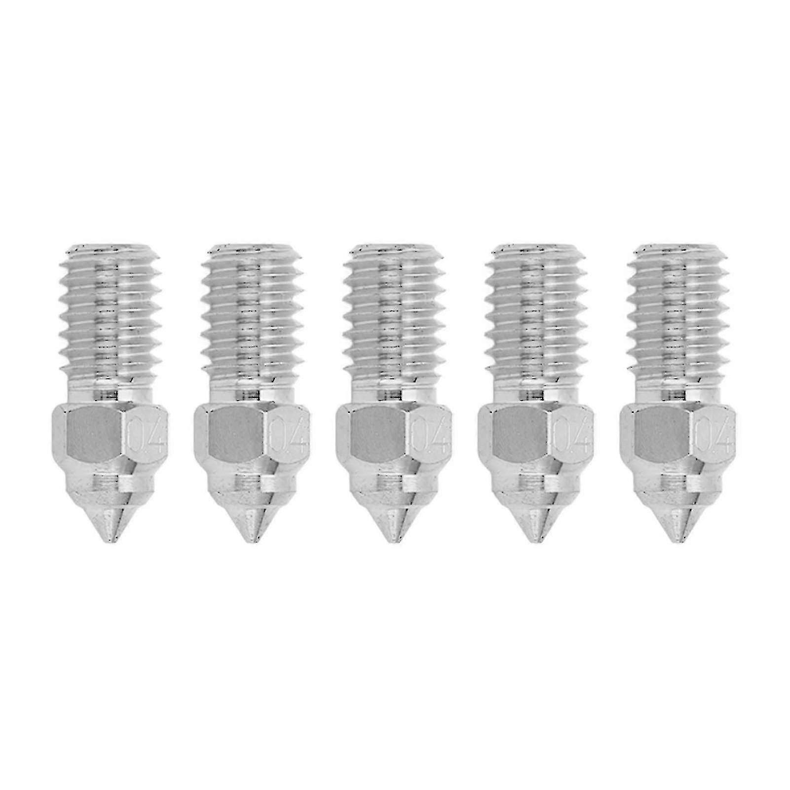 5pcs 3d Printer Extruder Nozzle 1.75mm M6 High Speed Hotend Extruder Nozzle For Creality Ender 5 S1