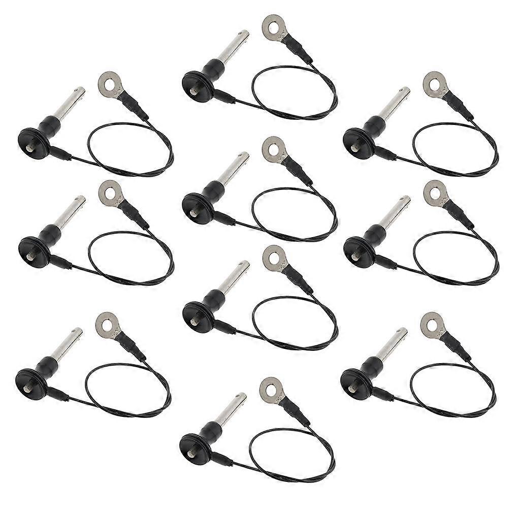 10x Metal Ball Lock Quick Release Pin Push Button Fine Finish 8mm-40mm