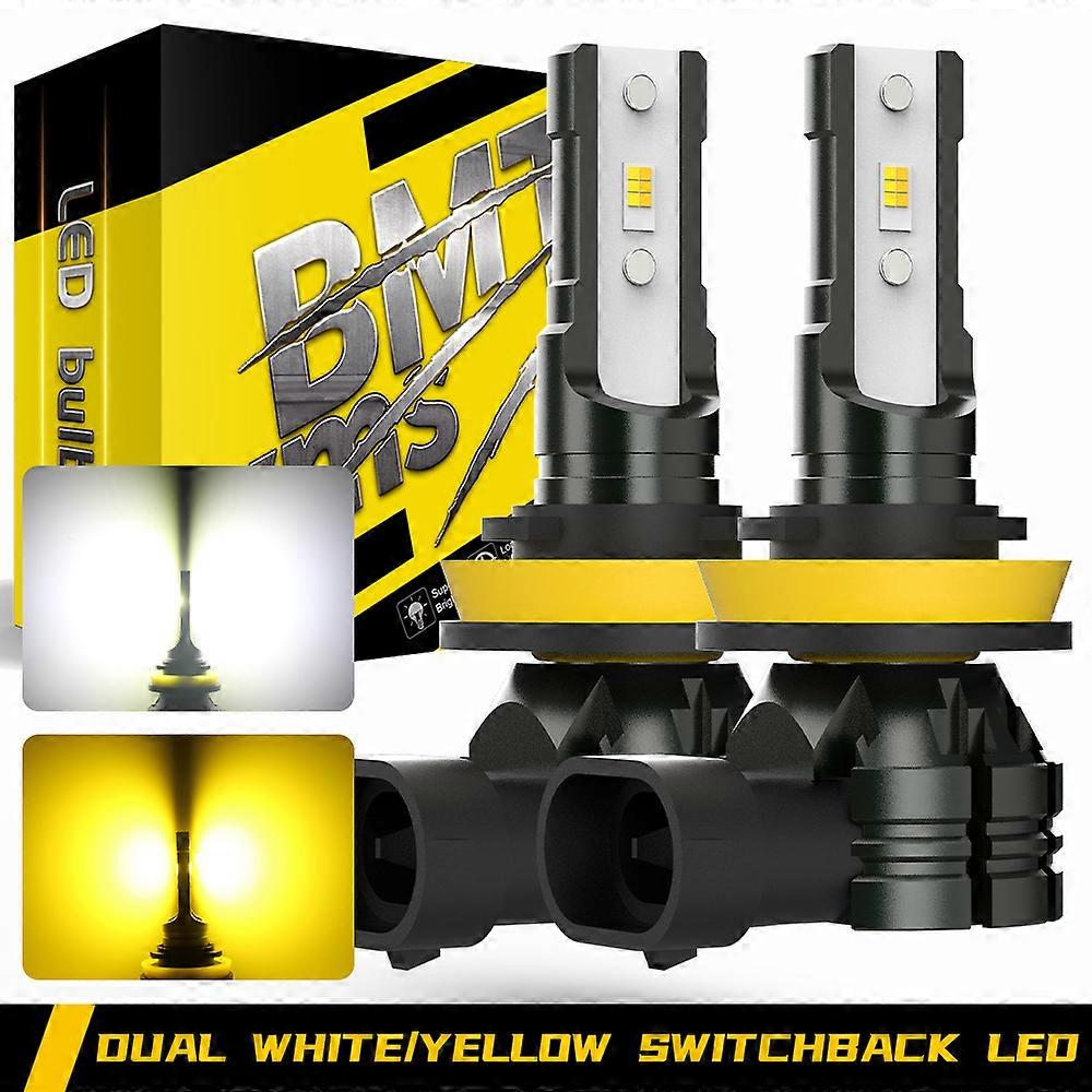 12000LM Canbus H8 Autolicht H11 H16 LED Nebel H10 9145 9006 LED Nebel Tagfahrlicht Weiß Gelb Zweifarbige Switchback LED