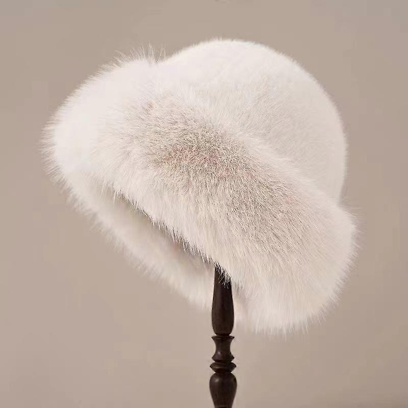 Thick Plush Ear Protection Winter Mongolian Hat Windproof Fleece Lined Warm Adjustable Size Unisex
