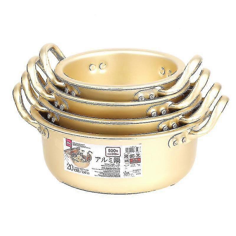 Κορεάτικο δοχείο ζυμαρικών Ramen ζυμαρικών κορεάτικο δοχείο αλουμινίου γρήγορο τηγάνι noodles με τη λαβή