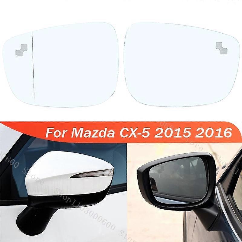 Per Mazda CX-5 CX5 2015 2016 Vetro dello specchietto retrovisore esterno dell'auto con angolo cieco riscaldato