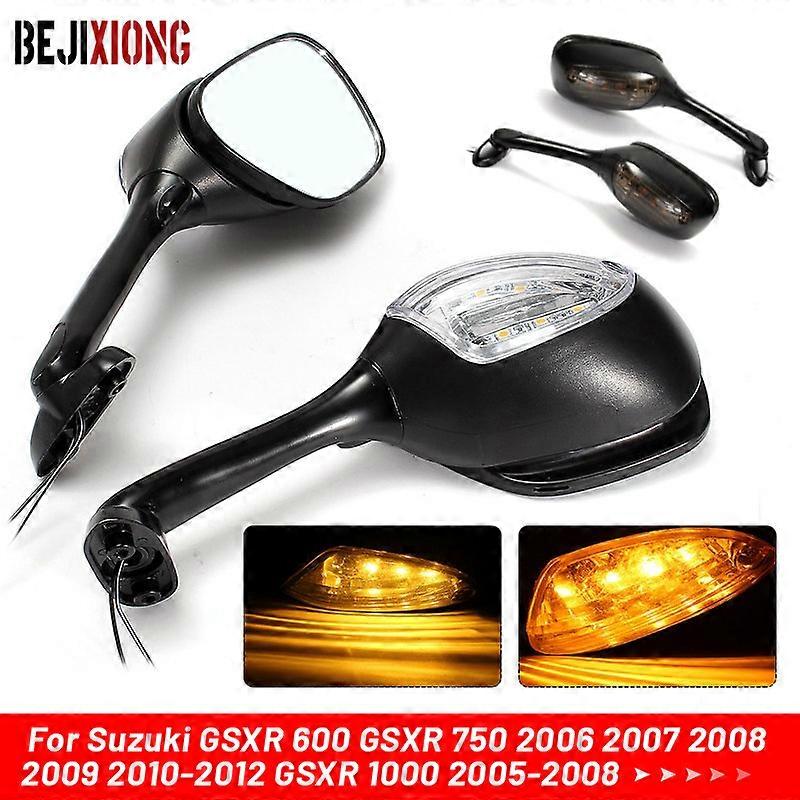 QX Motorcycle Rearview Mirror For Suzuki GSXR 600 GSXR 750 2006 2007 2008 2009 2010-2012 GSXR 1000 2005-2008