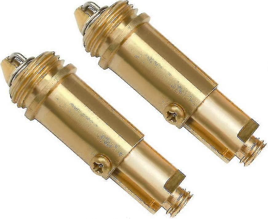 Replacement Basin Pop Up Click Clack Spring Brass Plug Bolt For Bathroom Kitchen(2pcs, Gold) Banmo
