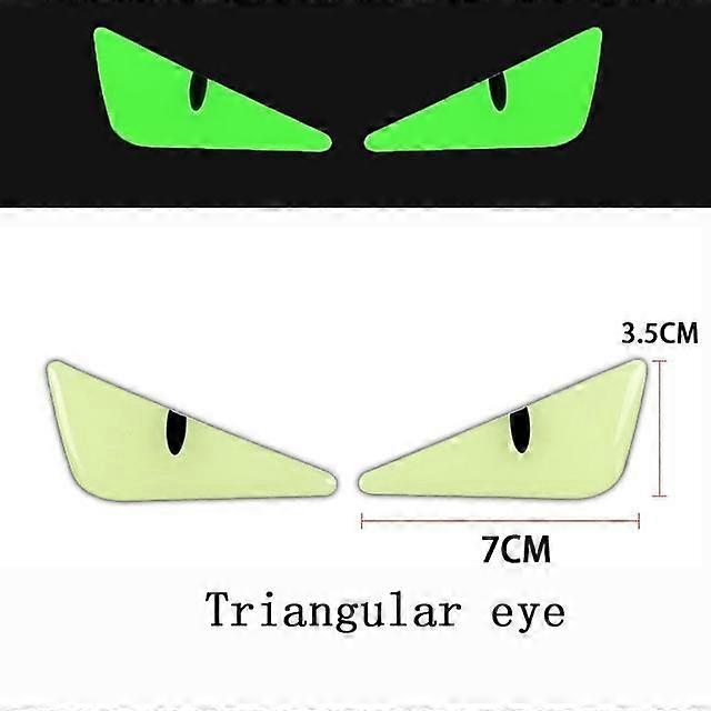 Three-dimensional luminous small Magic Eye motorcycle sticker, suitable for Suzuki Honda motorcycle decal, waterproof decorationVehicle Wraps