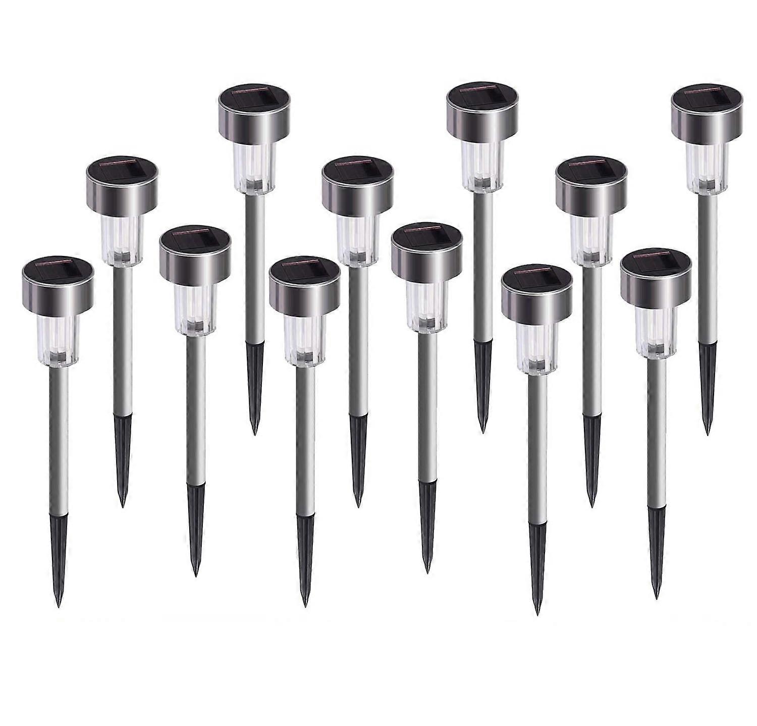 12 Pack Solar Garden Lights for Path Pond Driveway