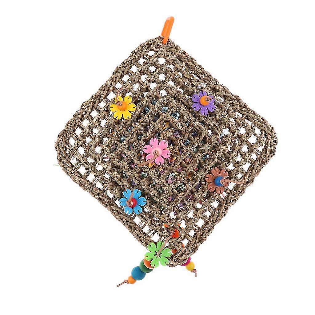 Grass Hanging Toy Parrot Chewing Toy Teeth Care Treat And Chew Random Color