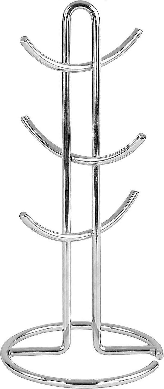 Countertop Mug Tree, Mugs & Tea Cup Storage Rack, Coffee Counter Bar Accessory & Kitchen Organizer