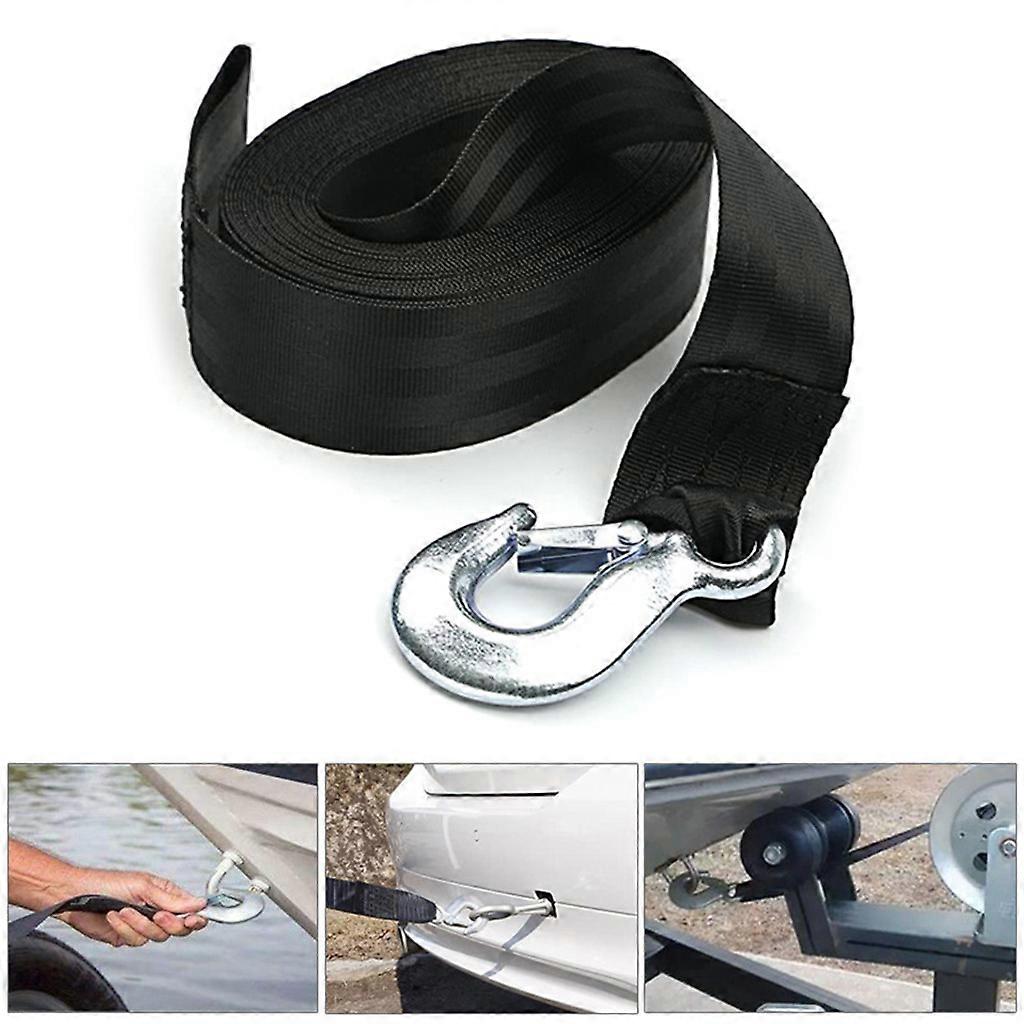 Professional Trailer Boat Winch Straps 4/6Meters Marine Rescue Rope ...