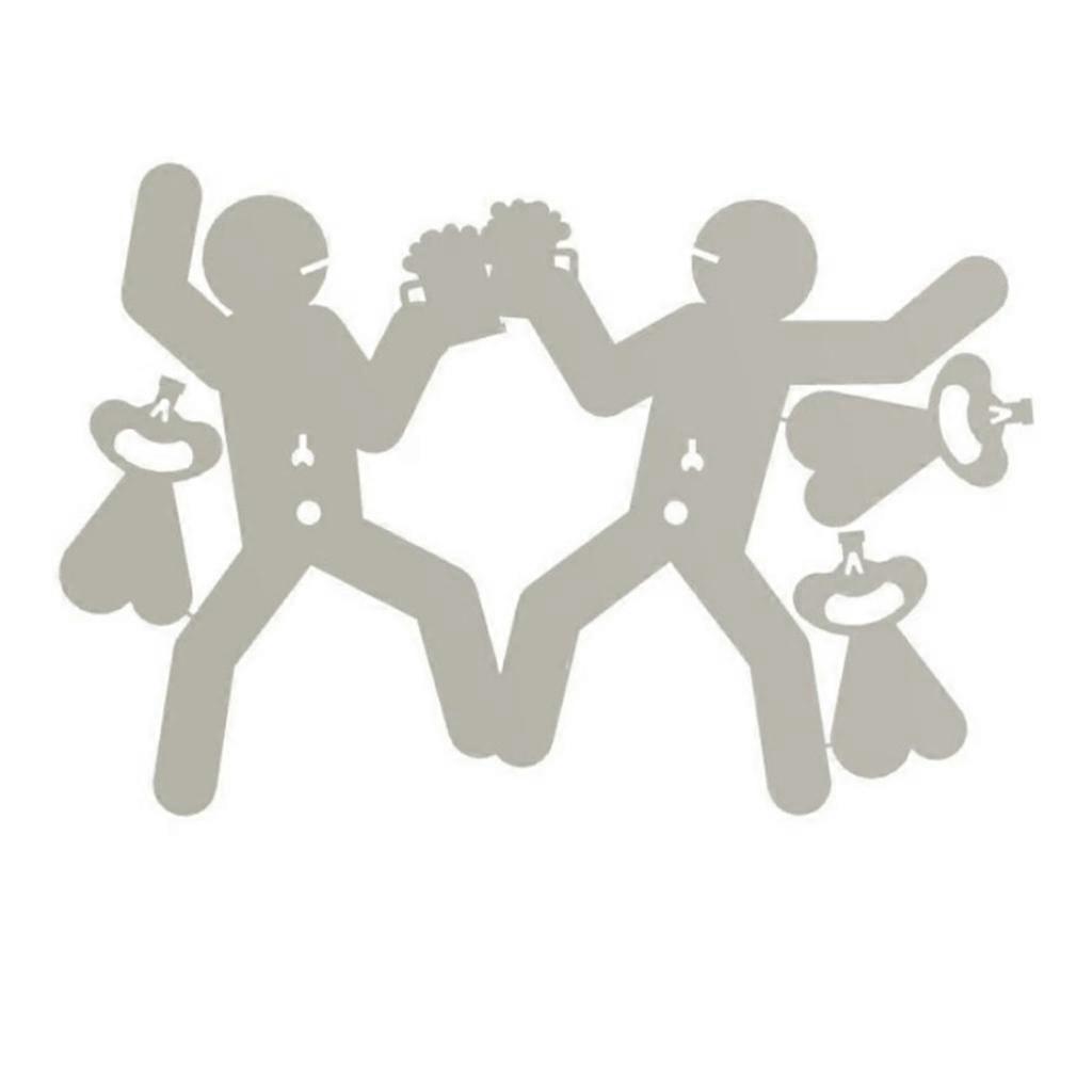 Swing Man Barbecue Fork Campfire Skewers Roasting Sticks Barbecue Rack Decor