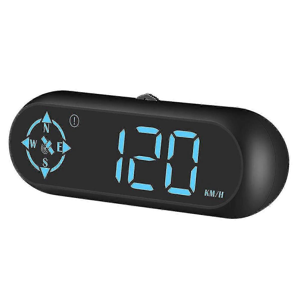 Digitaler Auto-GPS-Tachometer: Auto-Hud mit Geschwindigkeit, Kompassfahrtrichtung, Müdigkeitsfahrerinnerung - MXBC