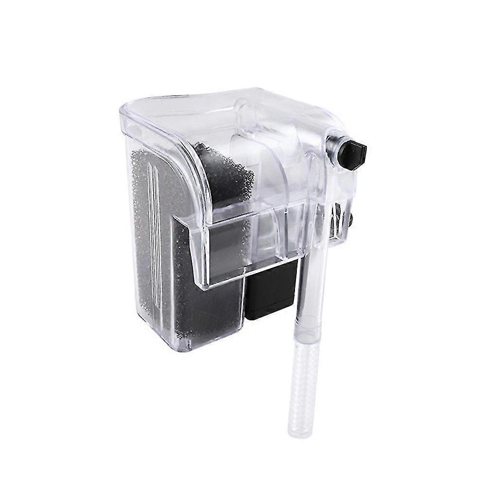 Fish Tank External Filter Hanging Mount Aquarium Filter Pump Eu Plug-MXBC