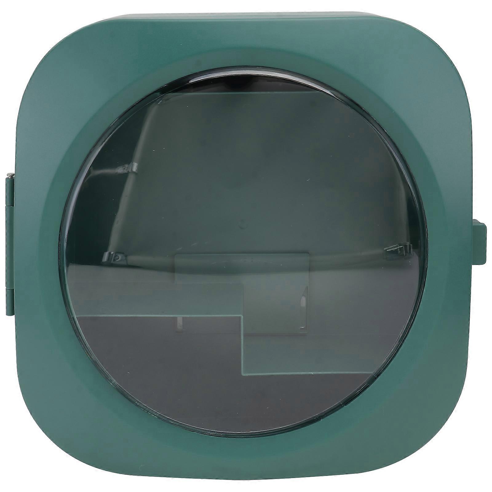 1pc Plastic Wall Hanging Storage Box Large Capacity Compartments Wall Shelf