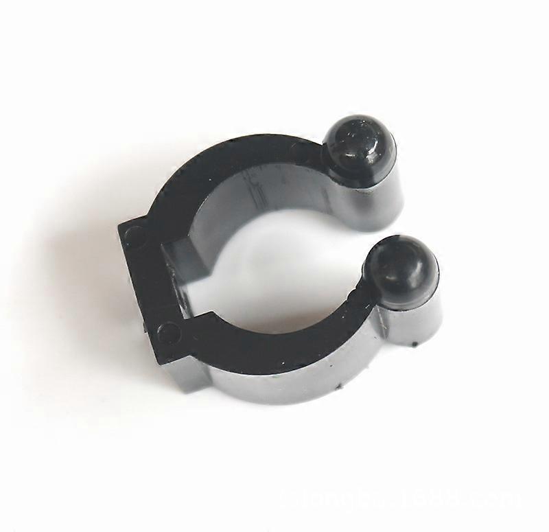 Kunststoff-Billard-Queue-Halter, Billard-Queue-Halter für Wand-Holz-Queue-Halter (Schwarz) (12 Stück)