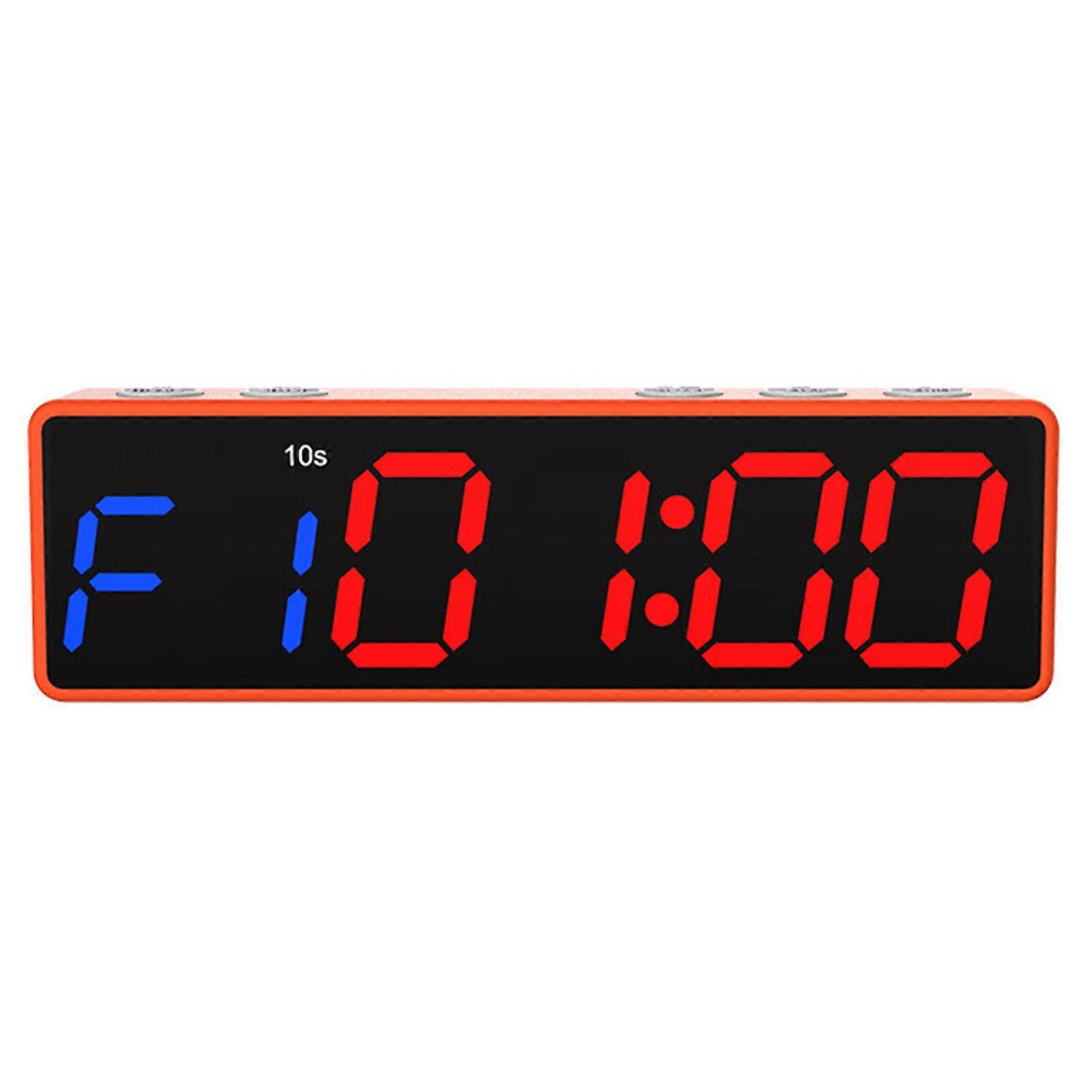 2023 New Fitness Timer Yoga Tabata Interval Exercise Timer Training Boxing Crossfit Electronic LED Timer