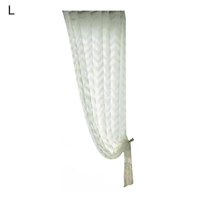 Curtain Soft Transparent Polyester Embroidery White Sheer Curtains for Home JIKAIX
