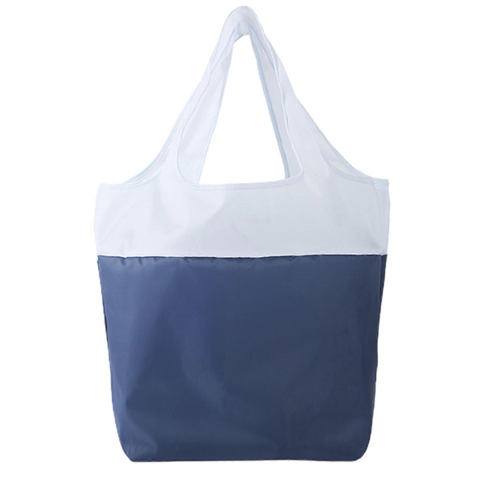 Shopping Bag Patchwork Folding Reusable Large Capacity Grocery Bag for Travel