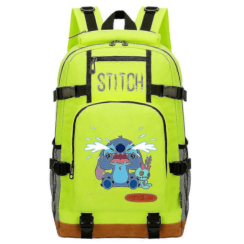 حقائب مدرسية غرزة - حقيبة ظهر بسعة للبنين والبنات - USB شحن السفر كمبيوتر محمول كبير حقيبة مدرسية لطلاب الكلية