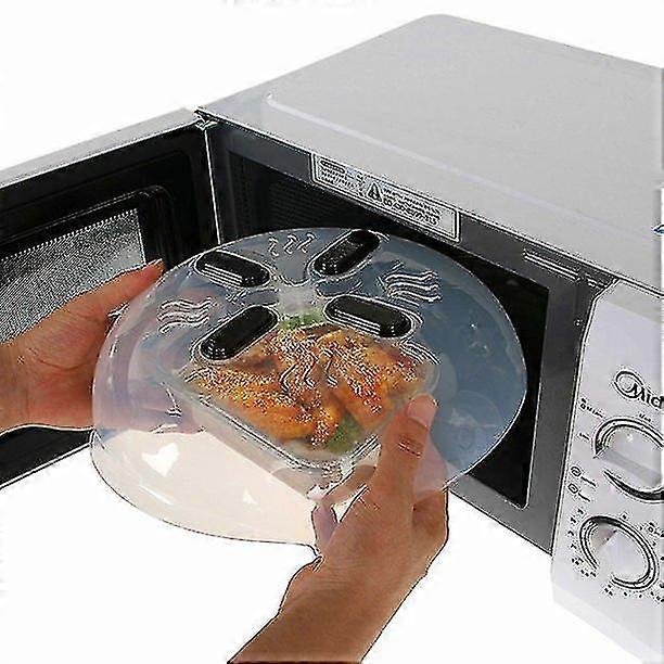 Practical Microwave Oven Overflow Cover,anti Sputtering Food Magnetic Lids Splash Hover