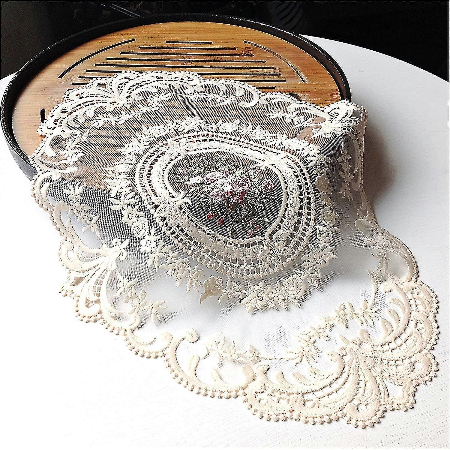 2PACK Retro French Style Lace Table Cloth
