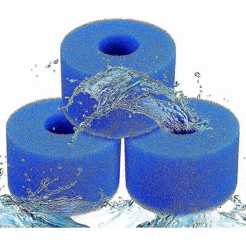 Filter Sponge Other Pool Accessory 3 PiecesBlue