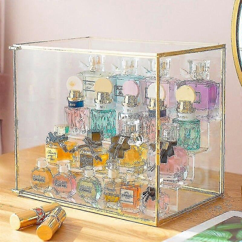 Perfume Storage Box Cosmetic Storage Rack, Multilayer Acrylic Display Cabinet