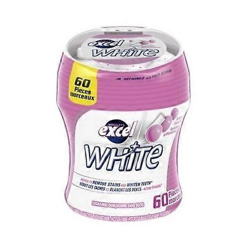 Excel Gum Excel White Bubblemint Flavoured Sugar-Free Gum, 6 Count (Case Of 6)