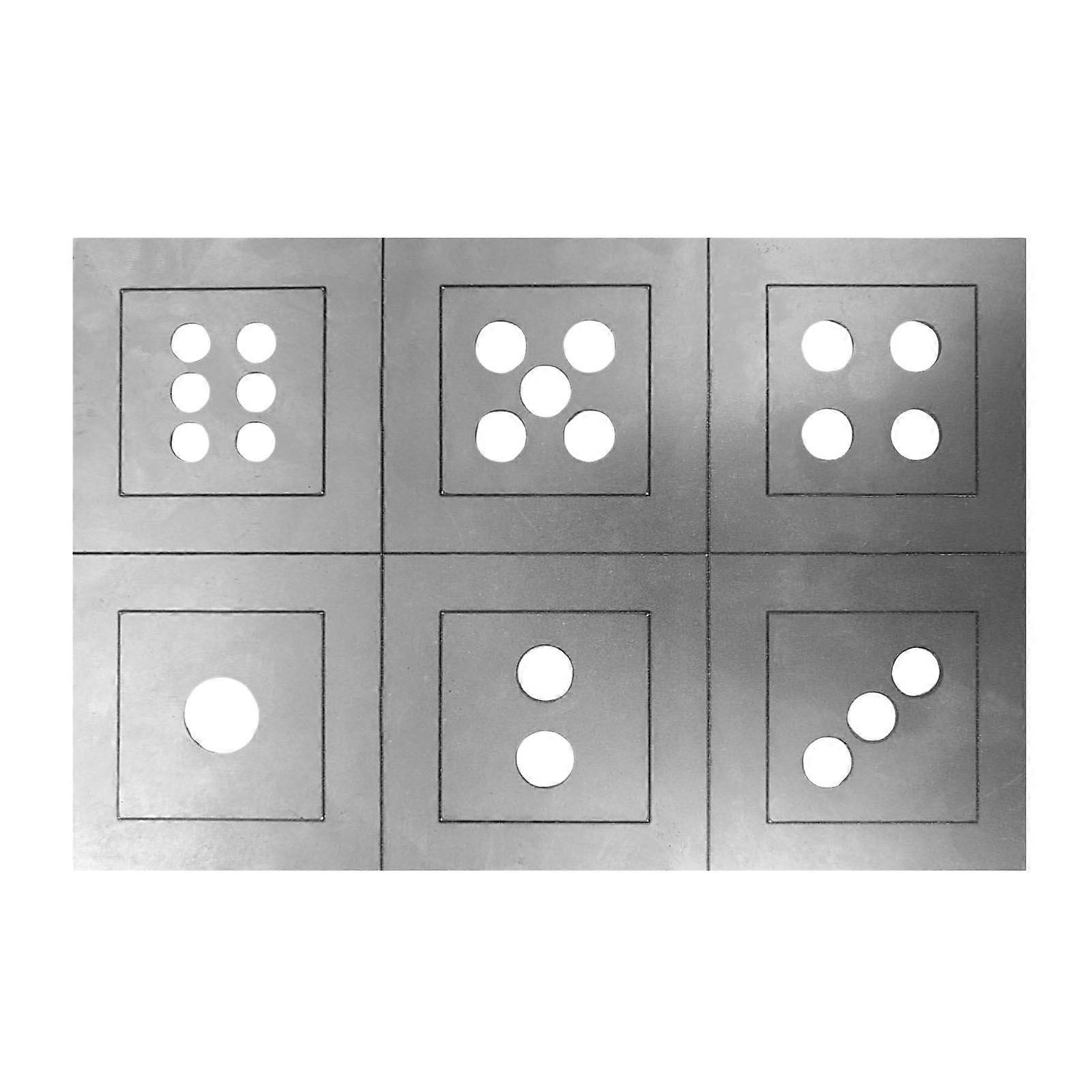 1 Set Welding Practice Dice Kit Beginner Dice Welding Coupons Welding Training Six-side Metal Cube Dice Welding Skills Enhancement DIY Welding Dice Pl