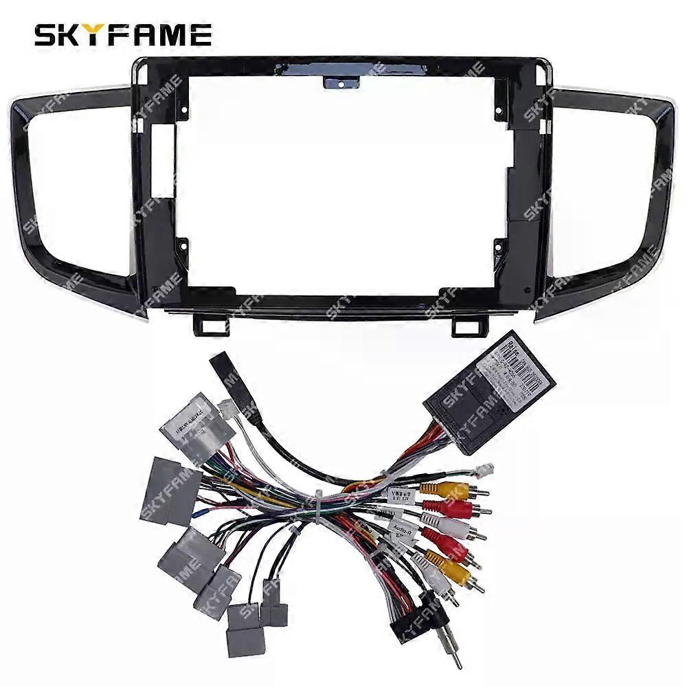 Gilt für Car Frame Fascia Adapter Canbus Box Decoder Android Radio Dash Fitting Panel Kit für Honda Pilot