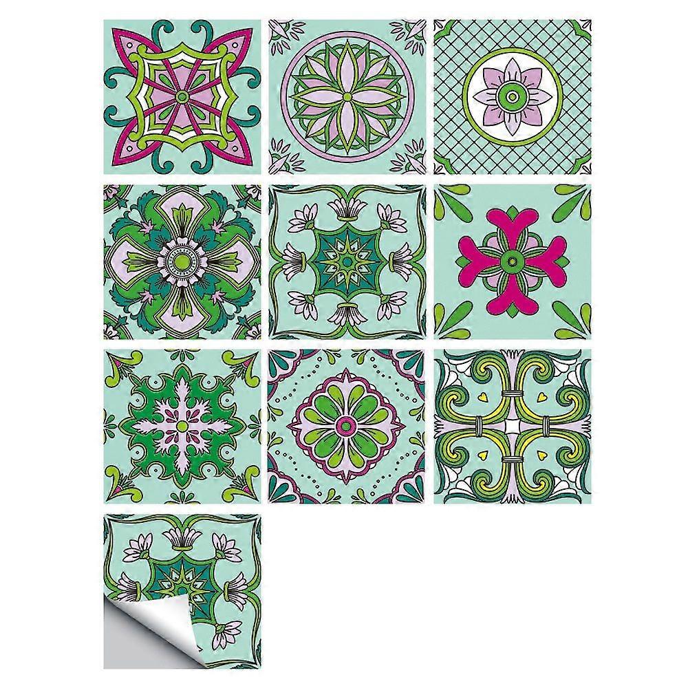 10ps simulated tile stickers for home decoration self-adhesive wall stickers